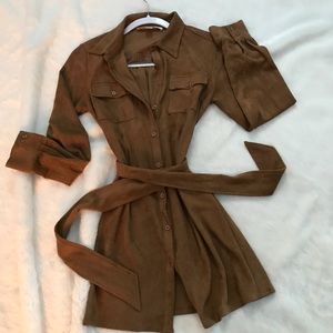 Boston Proper Sueded Mini Dress/Tunic sz XXS